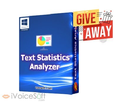 FREE Download Vovsoft Text Statistics Analyzer Giveaway From iVoicesoft